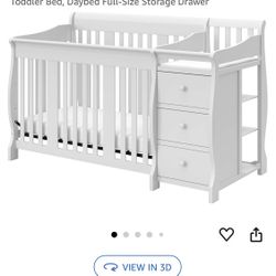 Baby Crib And Changing Table 