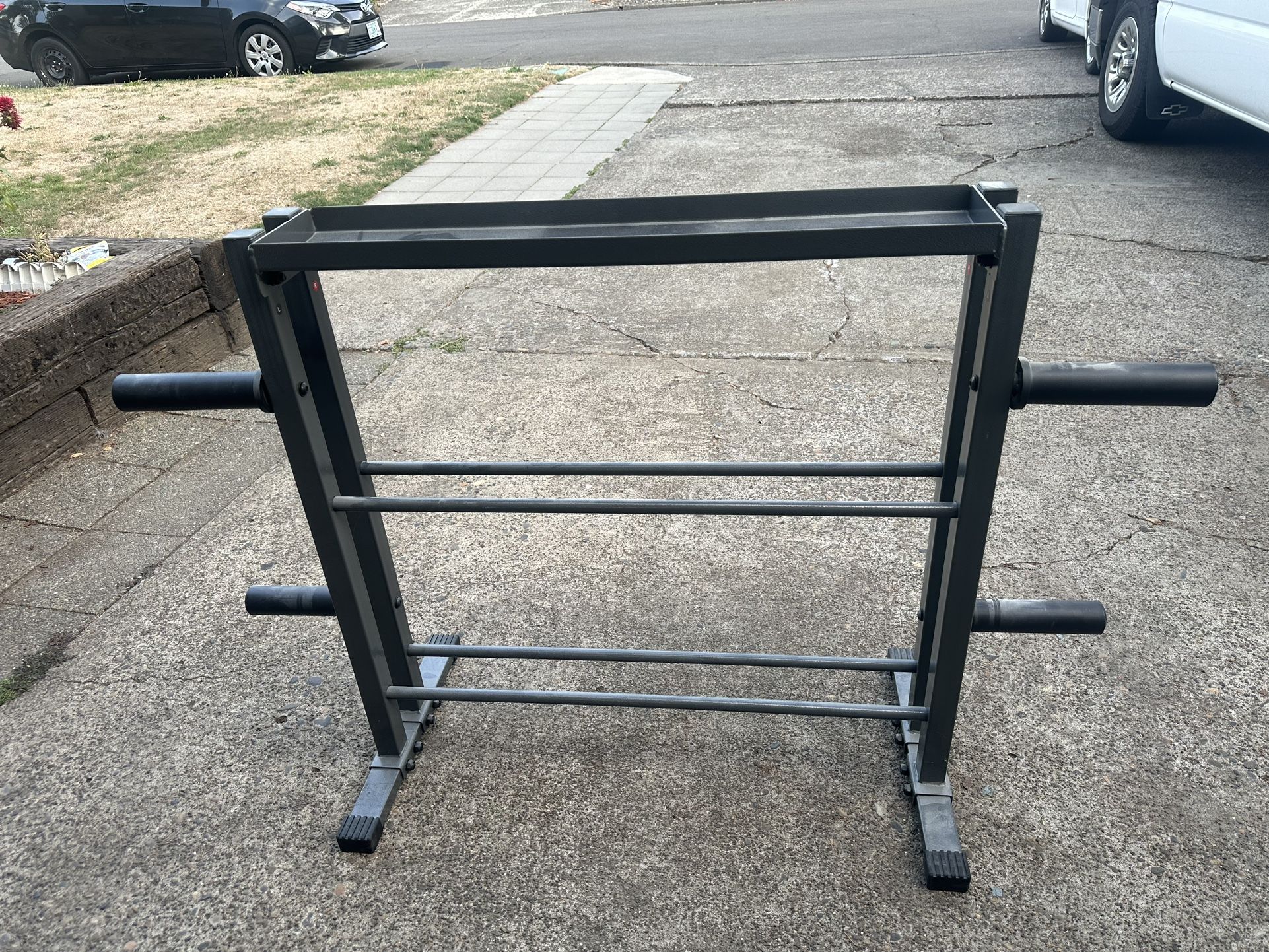 Dumbbell and Plate Rack