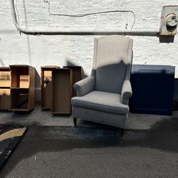 Free Chair, Oak Drawers, Axstad IKEA Cabinet 