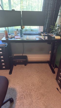 Black Electric desk