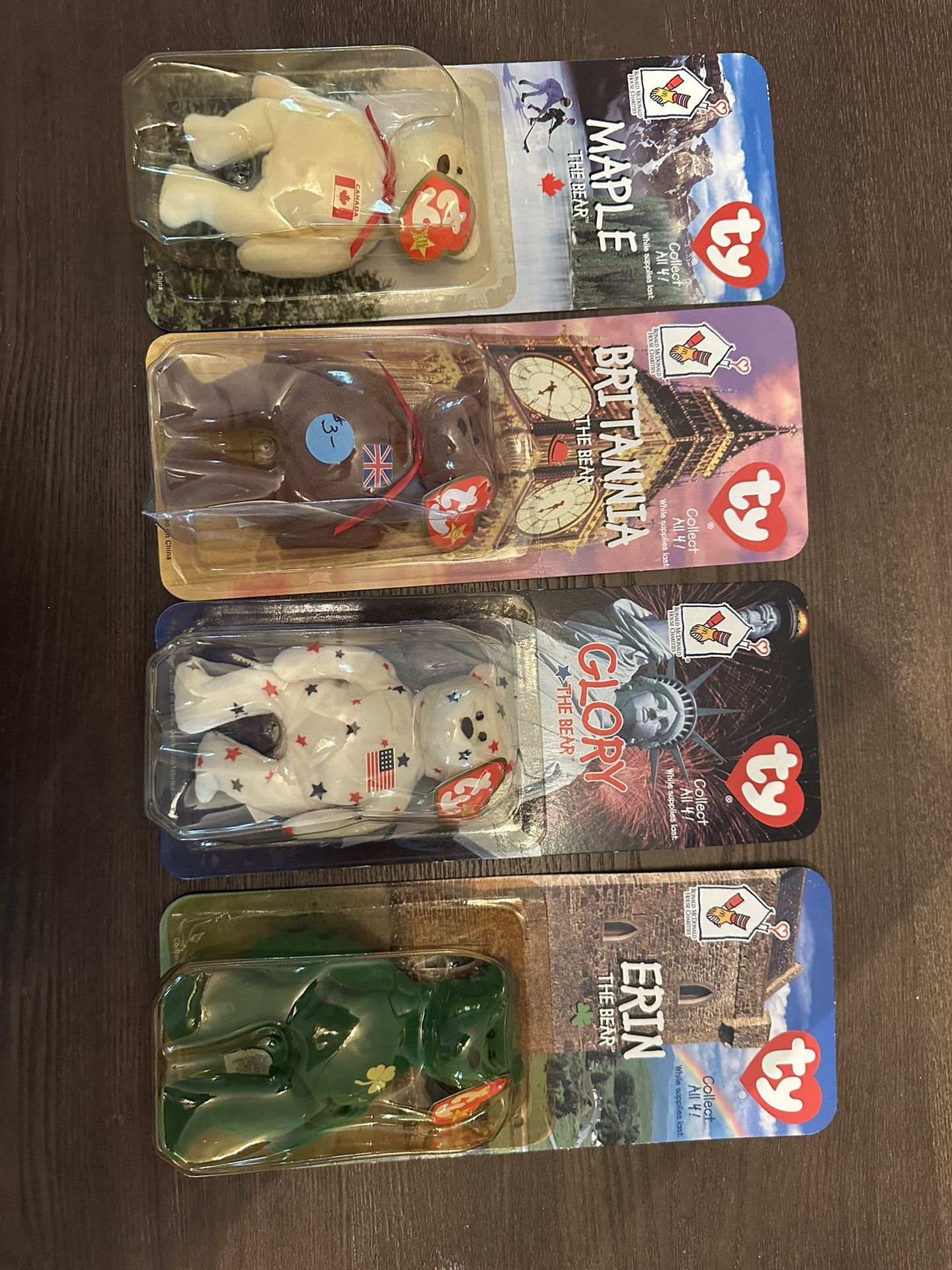 Beanie Baby Bundle Of 4 Collect All 4