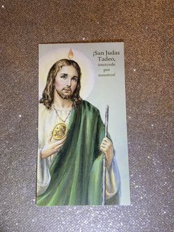 Style # 8 San Judas Tadeo Prayer Card