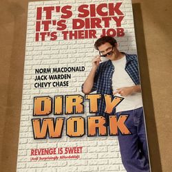 Dirty Work Chevy Chase Comedy Movie Vintage 1998 VHS Tape 