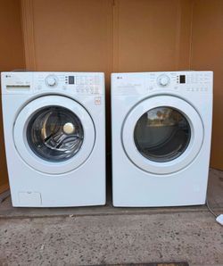 LG washer and gas dryer