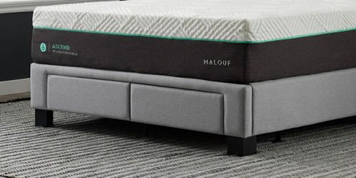Queen 2 Drawer Malouf Duncan Storage Platform Bef