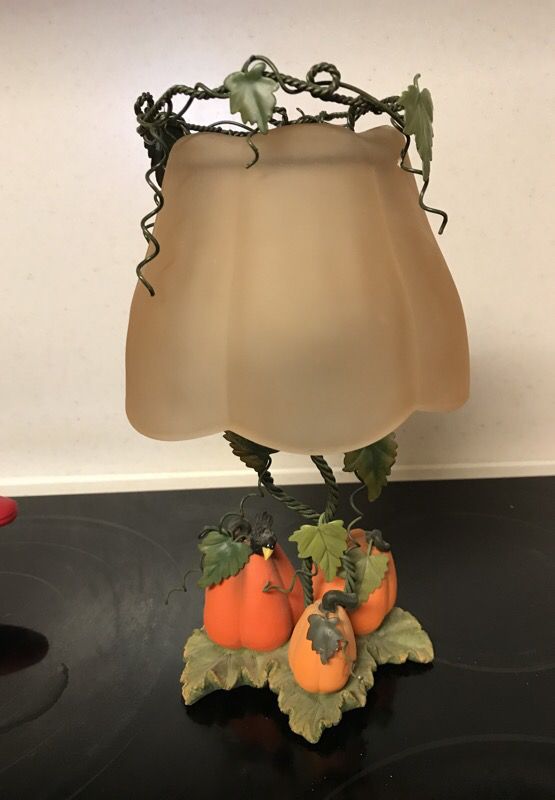 Home Interior Pumpkin Patch TeaLight Candle Lamp