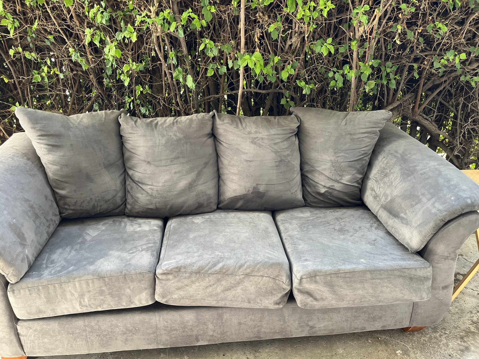 Grey couch $100 oBo