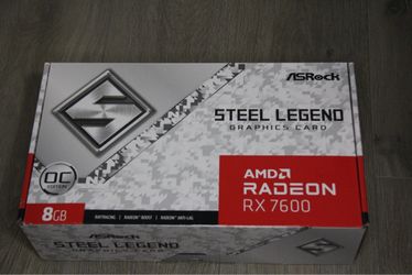 ASRock Radeon RX 7600 8GB Steel Legend