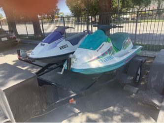 Seadoos and trailer river/lake ready