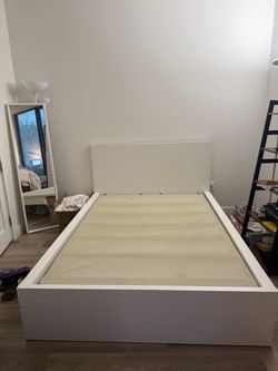 IKEA Malm White Full Bed Frame