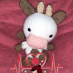 Crocheted Cow