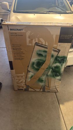 New SkillCraft Tote N Tell New Dry Erase Chalk Board