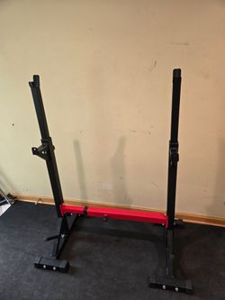 BangTong&Li Adjustable Squat Rack Bench Press System