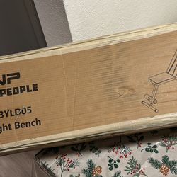 Adjustable weight bench