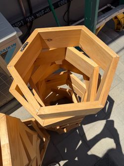 Hexagon shelves