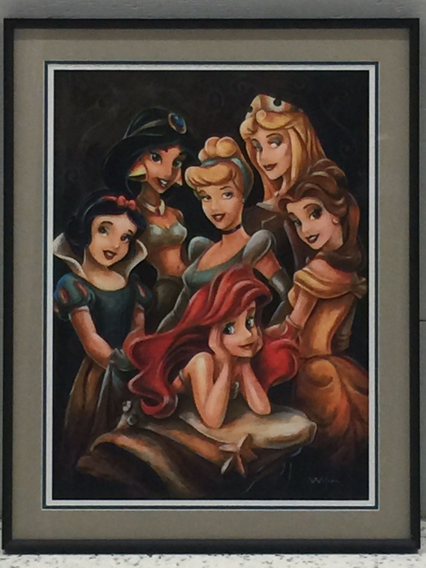 Disney Print “Princess Gathering” by Wilson