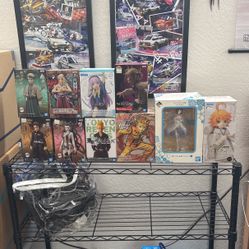 10 Unopened Anime Figures