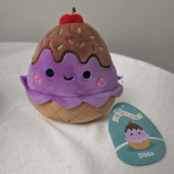 Squishmallows Mystery Squad Dibbs The Ice Cream Plush 5" Scented 2024 Dessert