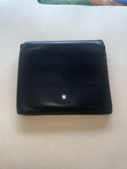 Mont Blanc Mens Black Leather Wallet