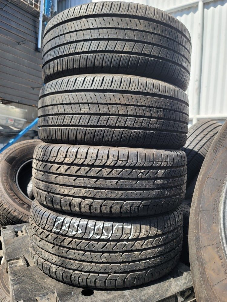 Vendo 4 Llantas Usadas 225 45 17 Par Y Par