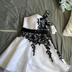 King Bridal White and Black 8-10