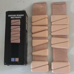 Gonnousu adjustable wrist and ankle weights (2x 1 lb each)