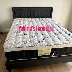 New Queen Bed With Mattress 