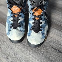 Nike Air Jordan Retro 6 Washed Denim "Blue Jean" Size 12 Mens
