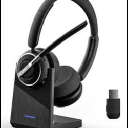 Auriculares inalámbricos, auriculares Bluetooth con micrófono con cancelación de ruido AI