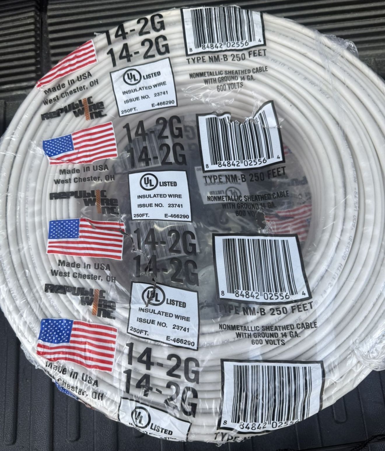 14/2 Wire/cable 250ft