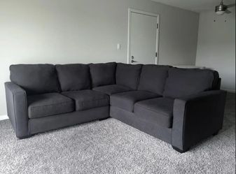 Dark Gray Lucina 2pc 94" by 95" Modern Sectional Sofa by Ashley HomeStores