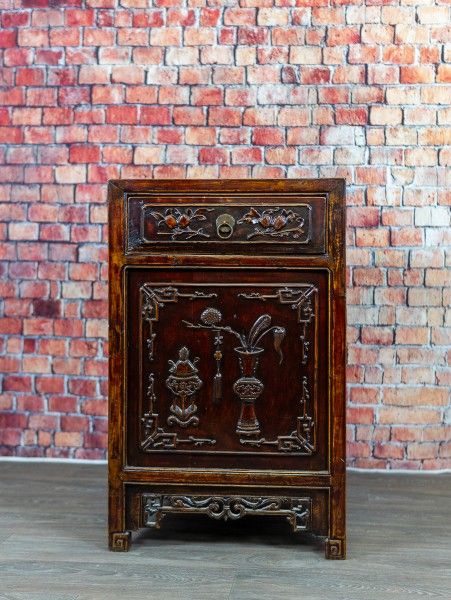 Antique Chinese Cypress Table w/ Drawer - Delivery Available
