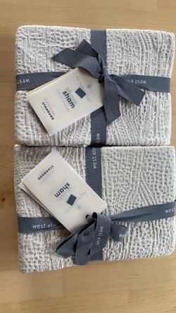 West Elm pillowcases
