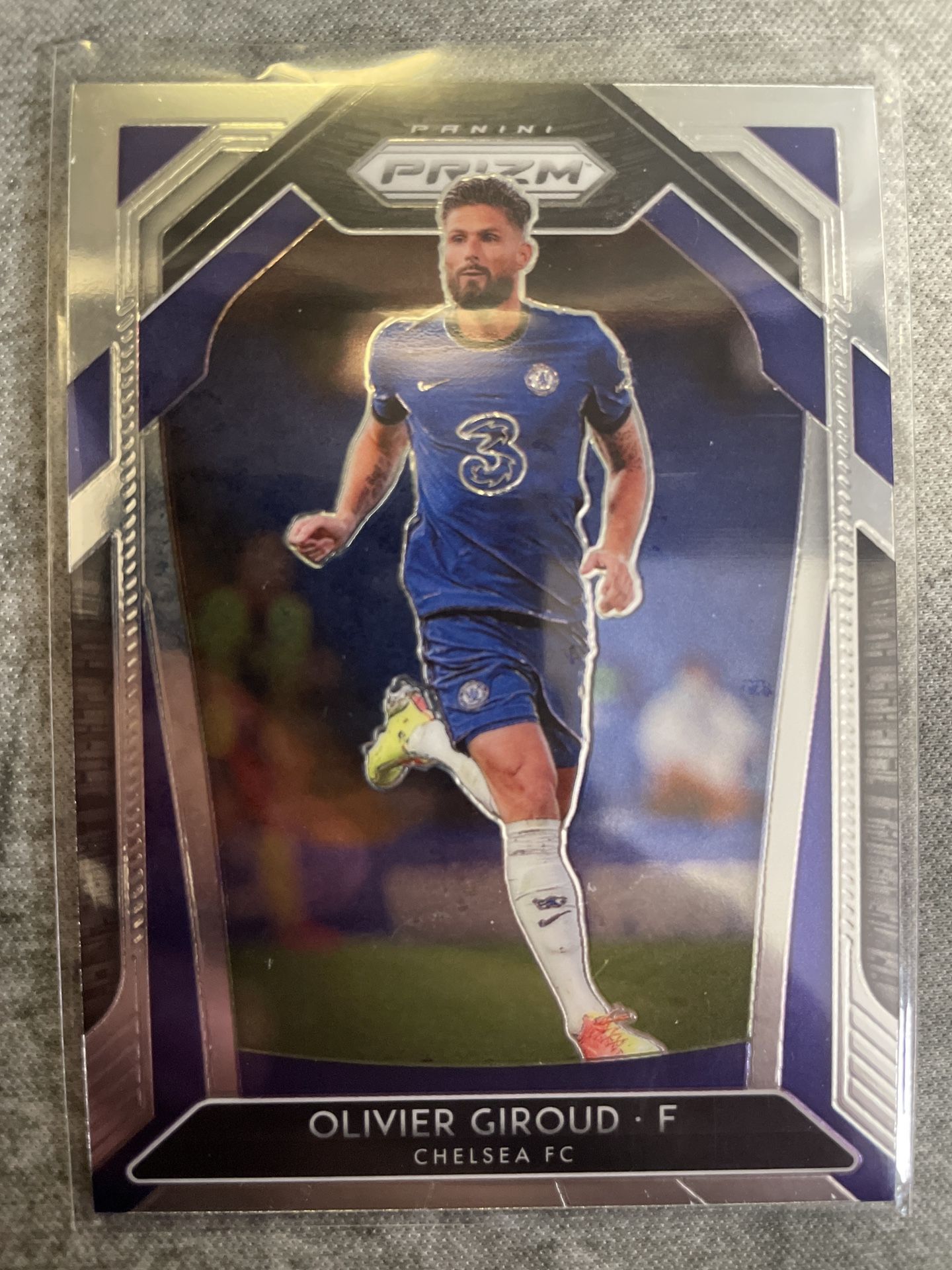 Oliver Giroud 2020-21 Panini Premier League Soccer Prizm Base #223 Chelsea