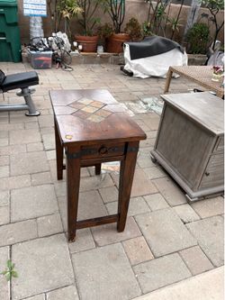 Sofa end table