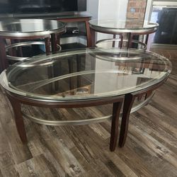 A Set Of Tables, One Tea Tables End Tables