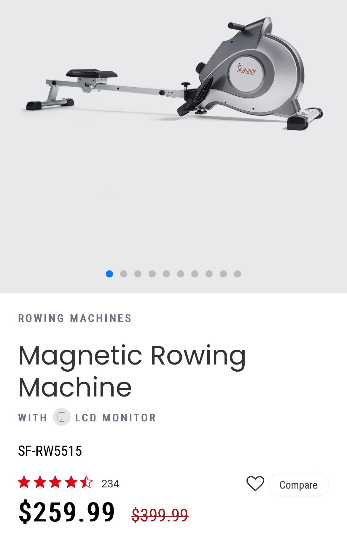 New rowing Machine