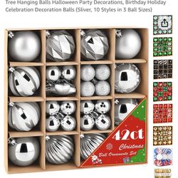 42 Count Christmas Ornaments 