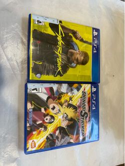 PS4 cyberpunk & Naruto boruto shinobi striker