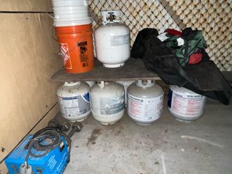 So many different Empty Propane Tanks for sale