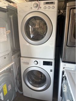 Lg stackable washer and gas dryer