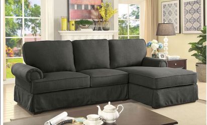 Charcoal Grey Sectional sofa