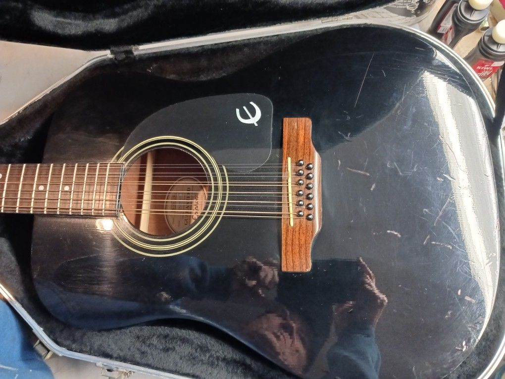 GIBSON Epiphone 12-string Black Beauty Guitar