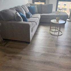 Sectional with Pillows