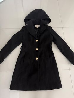 Vintage Michael Kors Winter Coat - Black w/ Gold Detailing