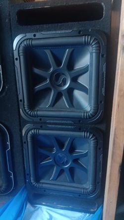 Kickers L7 12" Subs in Ported Box-Like New! 🔊