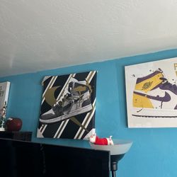 Nike Shoes Canvas Pic 🖤❤️🖤