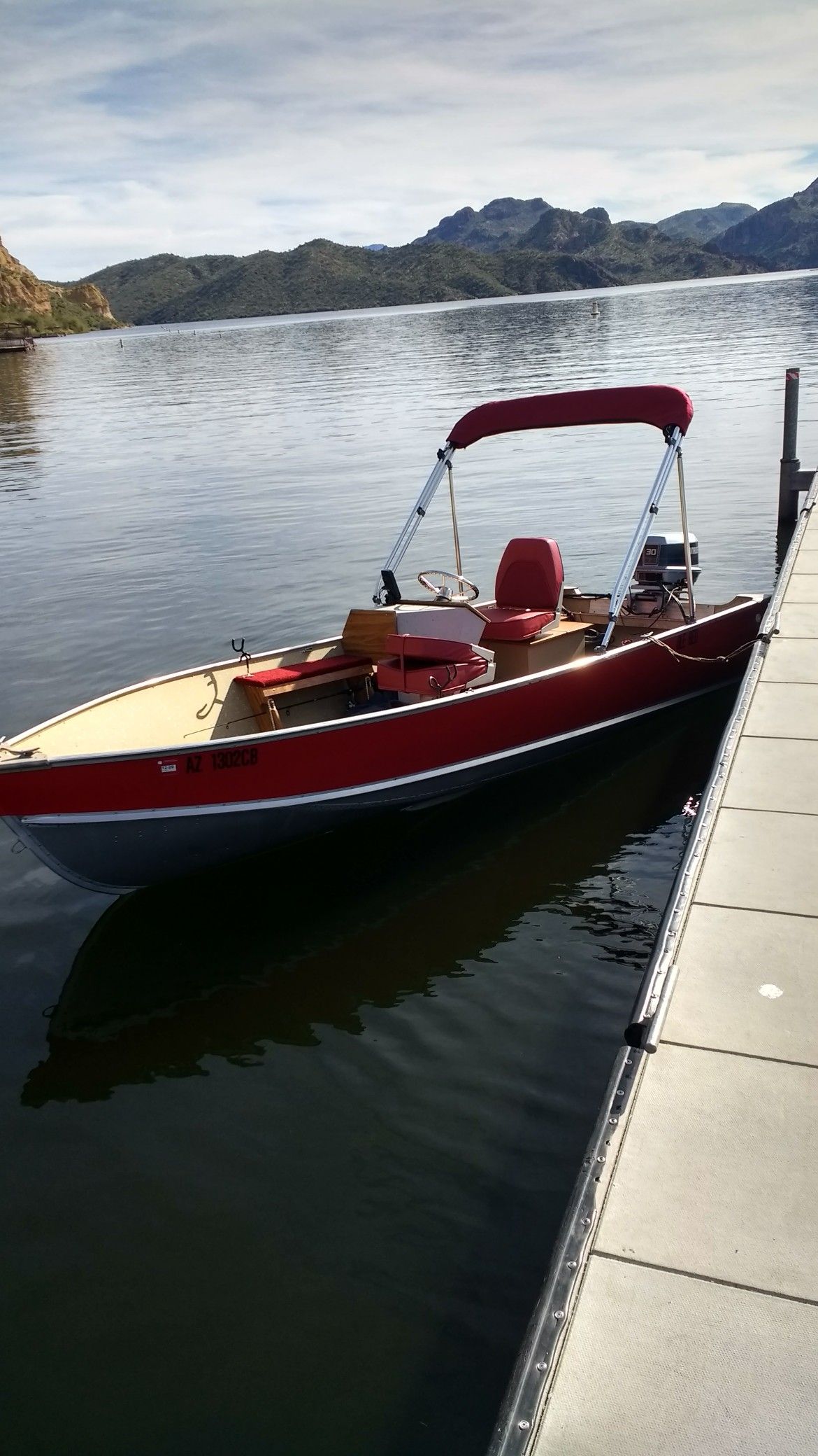 Lund 14' fishing boat
