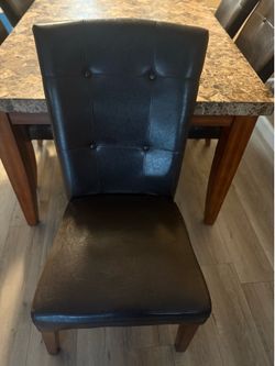 Dining table with 6 chairs
