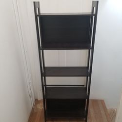 Black 4-Shelf Bookcase